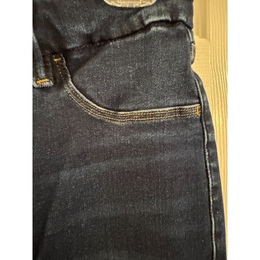 Good American Good Legs Straight Pull-On High Rise Jeans Sz 3 Indigo Wash 27.5" - Picture 7 of 12